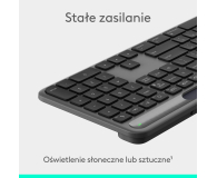 LOGITECH K980 Signature Slim Solar+ 920-013764 - 1367125 - zdjęcie 2